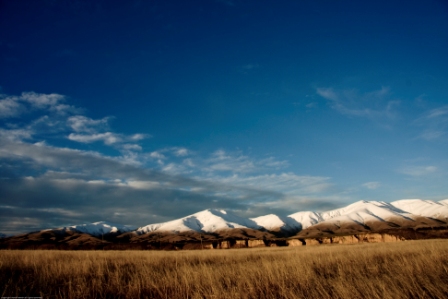 Landscape, Maniototo, Central Otago, New Zealand